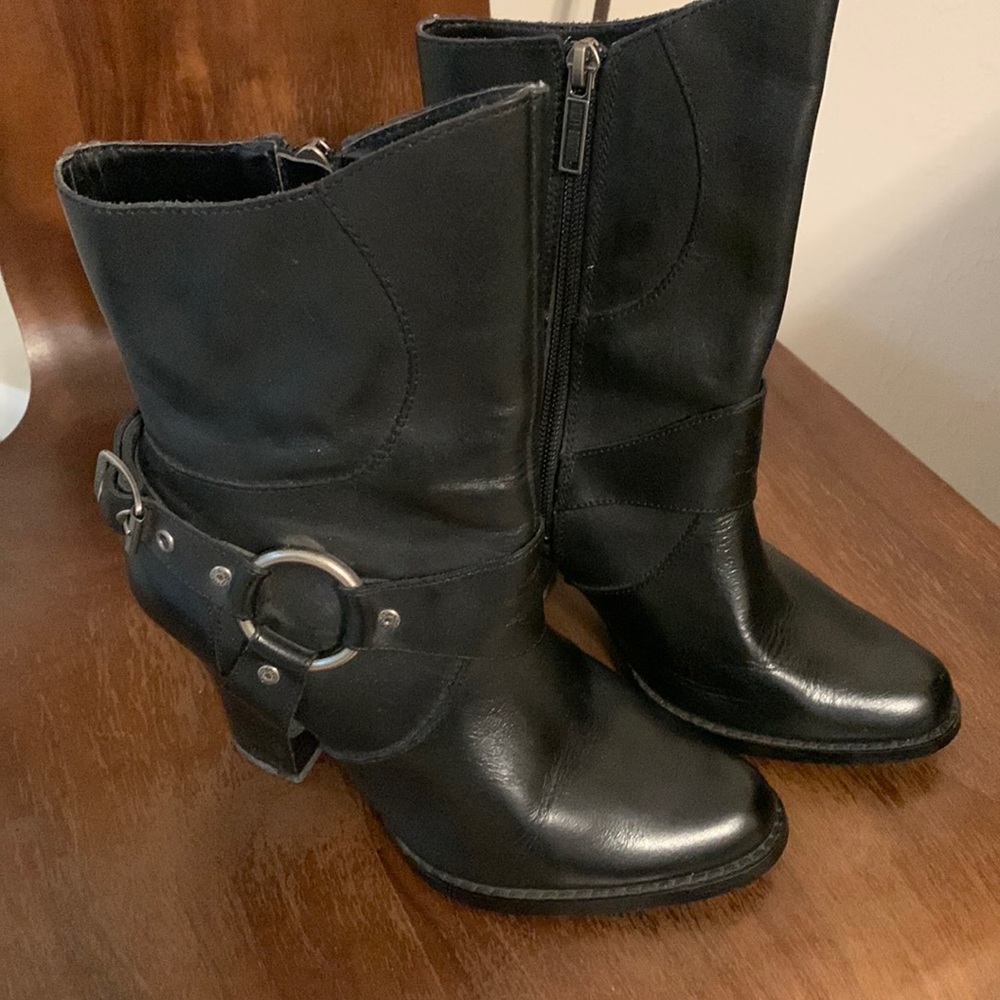 Good condition gently worn Harley Davidson Ladies Boots